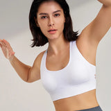 Ropa interior deportiva transpirable y a prueba de golpes para mujer, sujetador de yoga para correr, entrenamiento, espalda descubierta, push up, para gimnasio y ejercicio.