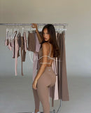 CSB Fitness High-Waist Yoga Pants - Freedom Series - Stretchy Tight High-Waisted Tush-Up Shark Pants