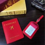 Women Men PU Leather Luggage Tag Suitcase Identifier Label Baggage Boarding Bag Tag Name ID Address Holder Travel Accessories