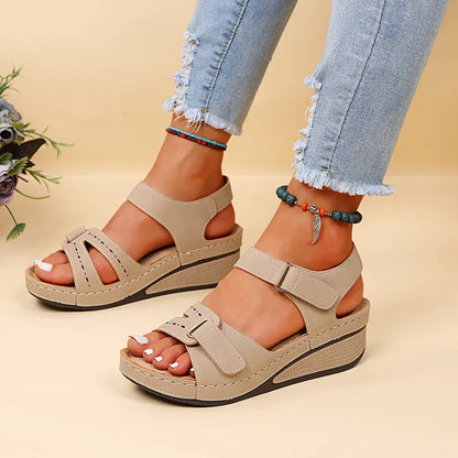 Sandalias de verano para mujer, sandalias romanas vintage, zapatos de playa antideslizantes a la moda para mujer, zapatos de punta abierta para caminar para mujer, zapatos para mujeres