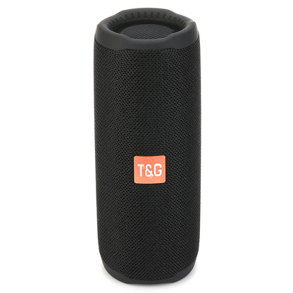 Altavoz portátil Bluetooth TG365, subwoofer inalámbrico LED de doble bajo, resistente al agua, columna para exteriores, radio FM, AUX, BT, TF, reproductor de música