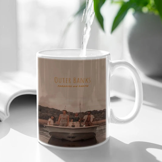 Outer Banks Anime Ceramic Mug Cute Coffee Tea Milk Stave Mugs and Cups with Handle Novelty Gifts