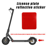 Rear Fender Reflective Sticker for Xiaomi Pro2 Mi3 Rear Mudguard Warning Strip Decorative Sticker Electric Scooter Accessories
