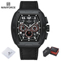 NAVIFORCE Luxury Brand Men Sports Watch Quartz 24 Hours Chronograph Waterproof Male Wristwatches Date Display Clock Reloj Hombre
