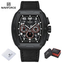 NAVIFORCE Luxury Brand Men Sports Watch Quartz 24 Hours Chronograph Waterproof Male Wristwatches Date Display Clock Reloj Hombre