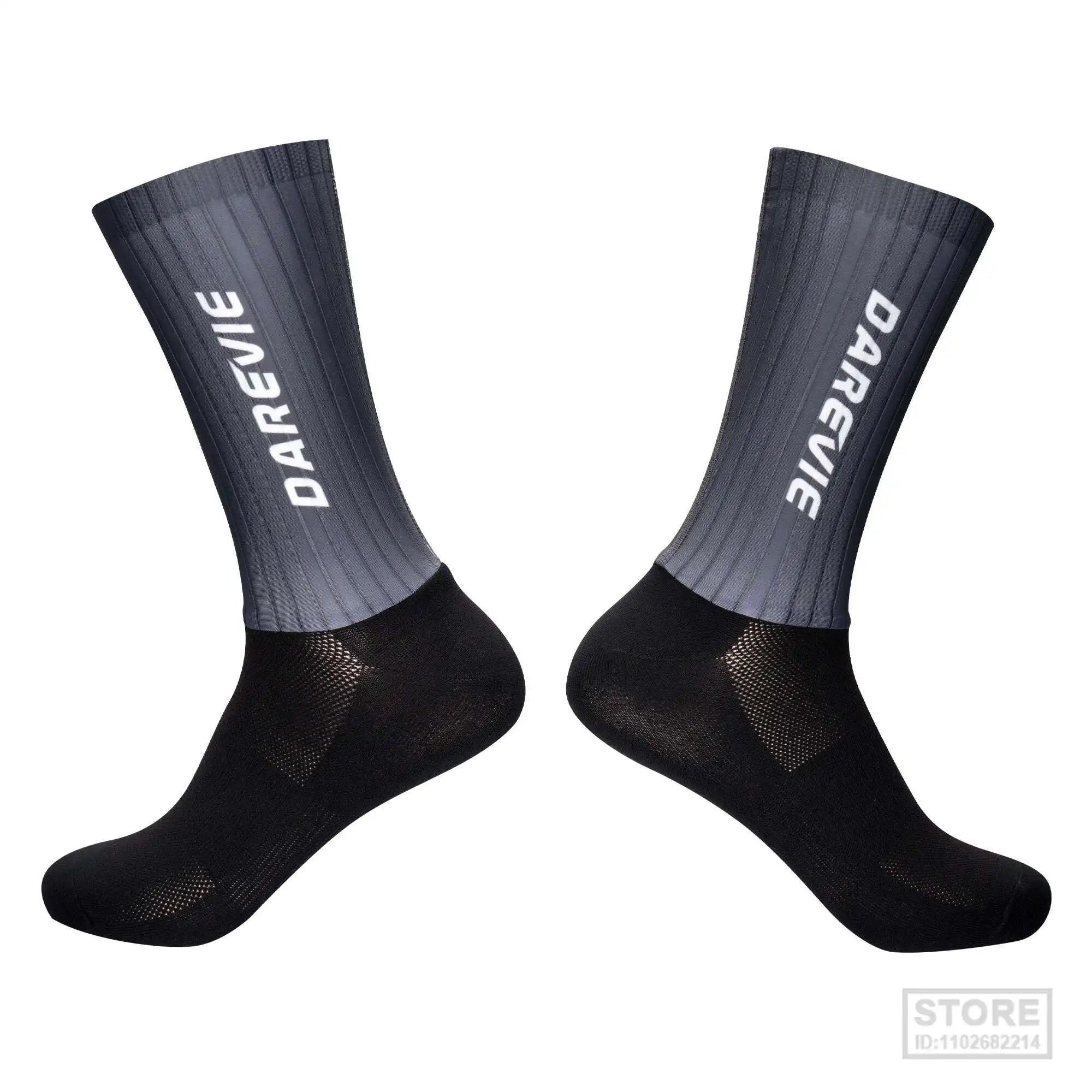 High DAREVIE Cycling Socks Aero Speed Sock Pro Sports For Men Anti-slip Breathable Athletic Moisture Control