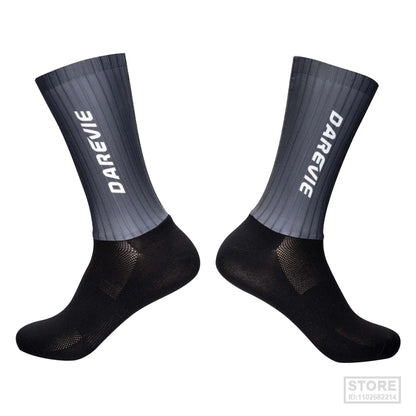 High DAREVIE Cycling Socks Aero Speed Sock Pro Sports For Men Anti-slip Breathable Athletic Moisture Control