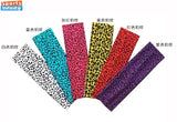 Fashion Leopard Print Sports Headband Yoga Headband Women's Fitness Elastic Cotton Sweat-Absorbing Headscarf Athletic Headwear
