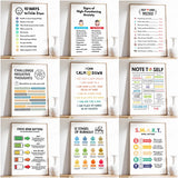 Mental Health Poster Encouragement Prints Calm Corner Canvas Painting Therapy Wall Art Picture Classroom Home Decoration