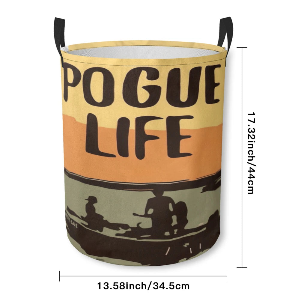 A Life Full of Holes Bundle Device Laundry Basket Fabric Laundry Moving Folding Dirty Laundry Basket Cartoon