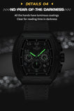 NAVIFORCE Luxury Brand Men's Sports Watch Quartz 24-Hour Chronograph Waterproof Male Wristwatches Date Display Clock Reloj Hombre
