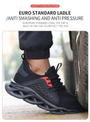 Men Safety Footwear Indestructible Shoes Sneakers Steel Toe Protective Boots Anti-smash Anti-puncture Work Safety Anti-slip Shoe