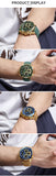 New NAVIFORCE Watches for Men Leather Men's Military Sport Waterproof Watch Quartz Wristwatch Chronograph Male Clock
