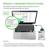 2.5 Inch Hard Disk Adapter Cable USB Easy Drive Cable Hard Drive Easy Drive Line SATA 22 Pin String Oral Line