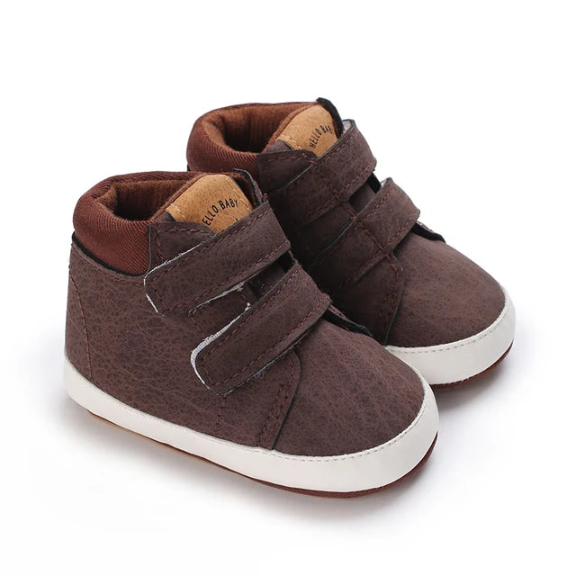 High-help dirty-resistant sports shoes, simple non-slip shoes for newborn boys, new spring and autumn 