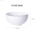 1pc Dish And Plates Bone china Dinner Set China Health Tableware White Ceramic Fruit tray  Soup plate Bowl Dish Gift Porcelain