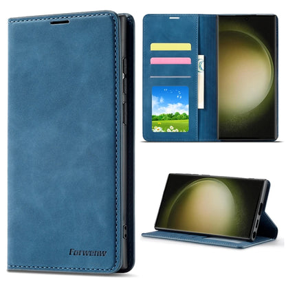 Wallet Magnetic Flip Card Slot Leather Case For Samsung Galaxy S24 Ultra S23 Plus S22 S21 S20FE A05s A14 A15 A34 A35 A53 A54 A55