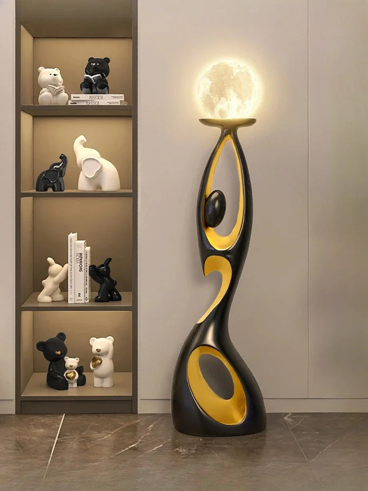 Creative Home Decor Abstract Dancing Figures Light Luxury Living Room Porch Decoration Sculpture Modern Nordic Indoor Ornaments