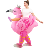 Adult Rooster Inflatable Costume Funny Unicorn Elk Animals Inflatable Suit Halloween Carnival Half Body Blow Up Suit for Cosplay