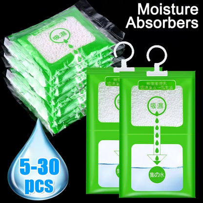 Umidade-prova desumidificação saco, umidade absorvendo saco, Eco-friendly armário desumidificador, halogênio vestuário, Hangable
