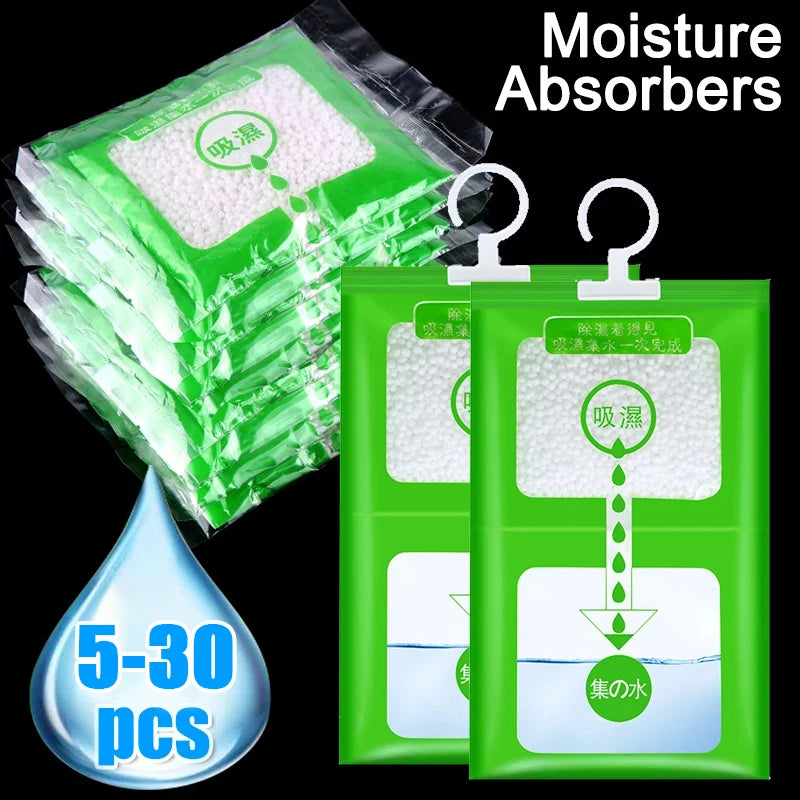 Hangable Wardrobe Moldproof Moisture Proof Dehumidification Bag humidity Moisture Absorbing Bag Closet Dehumidizer Eco Friendly