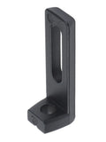 Slidable Adjustable Motorcycle Fog Lamp Bracket Black Alloy for Handlebar and Off Road Vehicle Auxiliary Light Installation