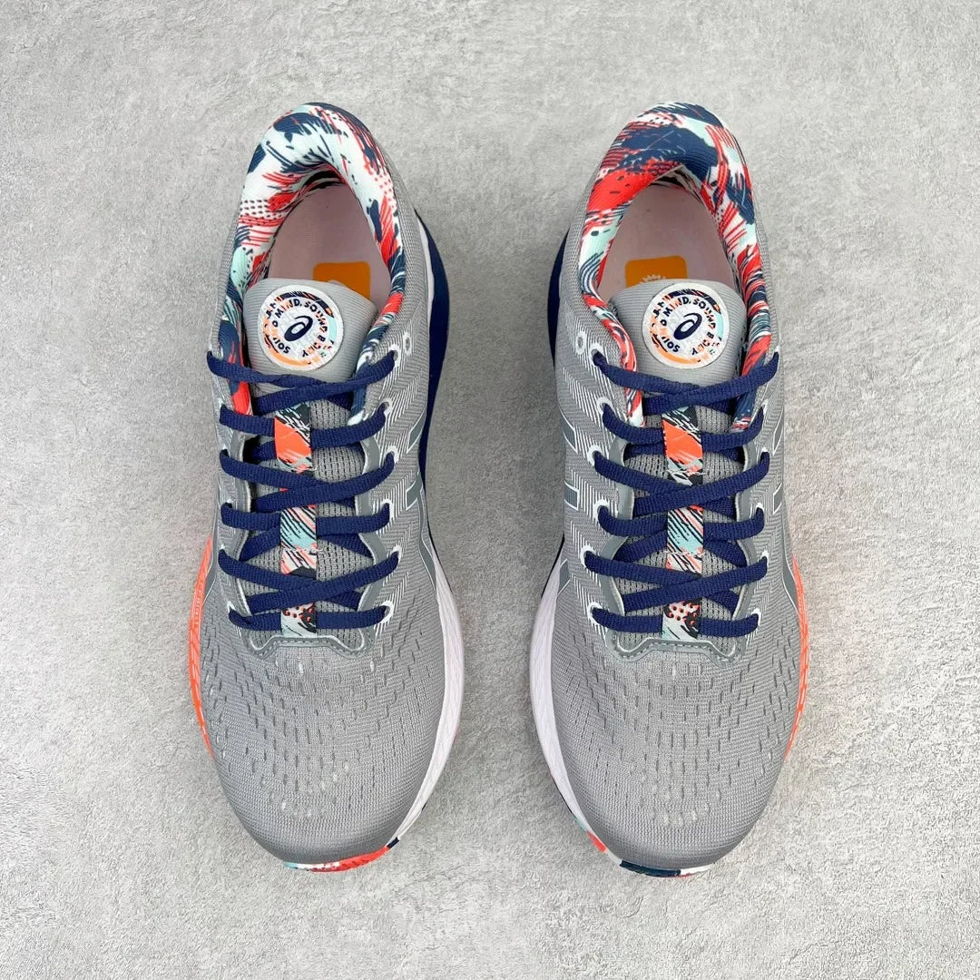 Zapatillas de running todoterreno originales Asics Gel Kayano 28 para hombre, amortiguación, estabilidad y transpirables.