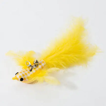 Varita de pájaro/pluma para gato con campana y potente ventosa, manos libres, juguetes interactivos para gatos, ejercicio de caza de gatitos, productos para mascotas