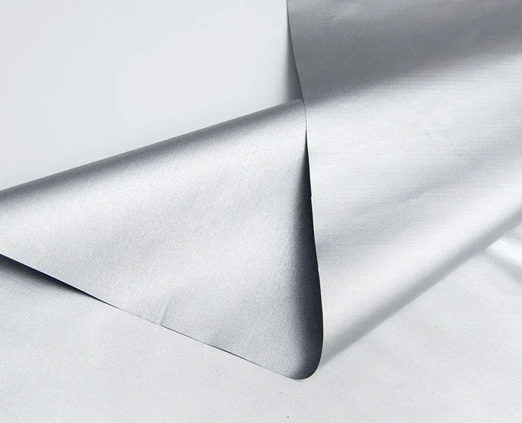 Easy Install Sunscreen Protection Thermal Insulation Curtain with Hook Silver Coated Fabric Shade Cloth Home Office Decoration