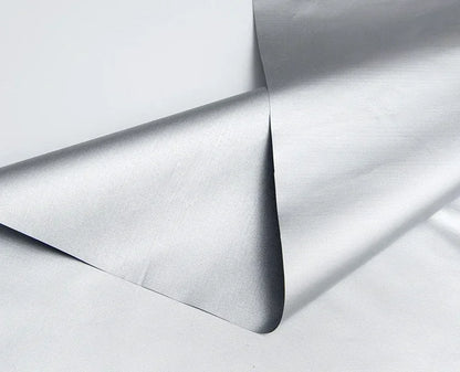 Easy Install Sunscreen Protection Thermal Insulation Curtain with Hook Silver Coated Fabric Shade Cloth Home Office Decoration