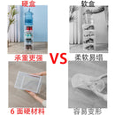 Caja de zapatos de acrílico transparente, tamaño 48, grande, gruesa, antioxidante, apertura frontal, apertura lateral, caja de zapatos AJ con succión magnética