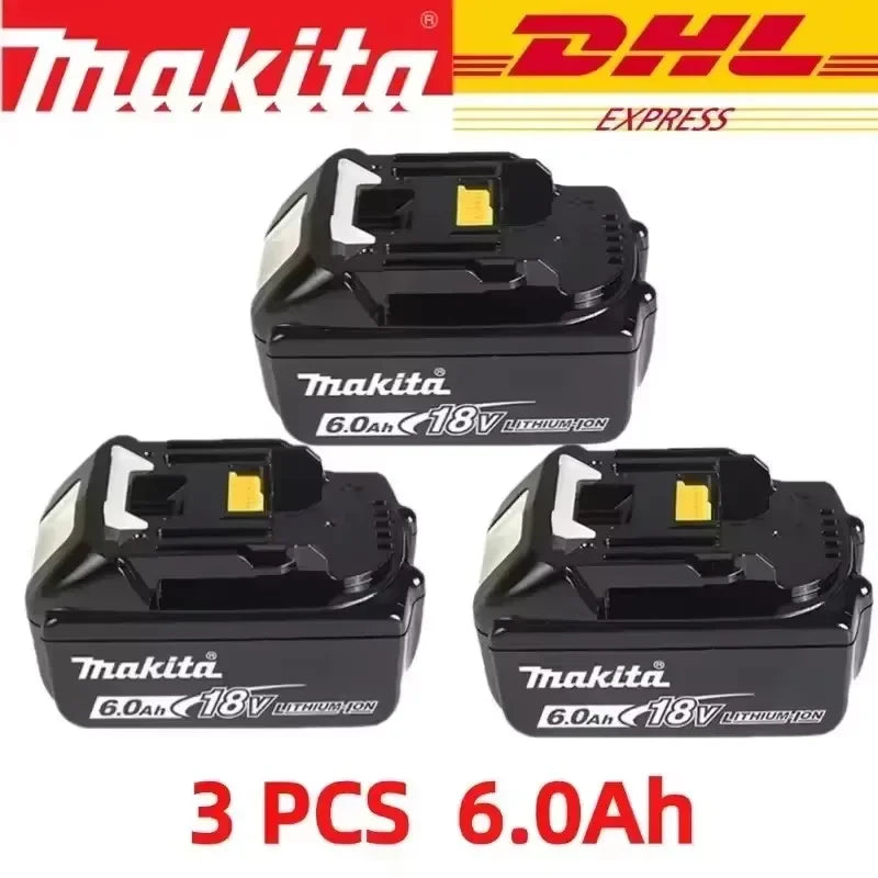 Makita-100% Original Rechargeable Power Tool Battery 5.0Ah 18V BL1830 BL1850 BL1840 BL1860 BL1815，Replaceable LED Lithium-ion