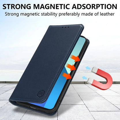 Wallet Skin friendly Magnetic Card Slot Flip Leather Case For Xiaomi 14T 13T 11T Poco X6 C65 C75 Redmi 14C 13C 13 12C 10C 9A 9C