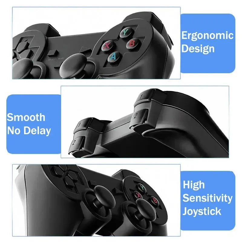 Consola de videojuegos M8 4K con 20.000 juegos integrados, mando inalámbrico, retro, portátil, para PS1, envío directo