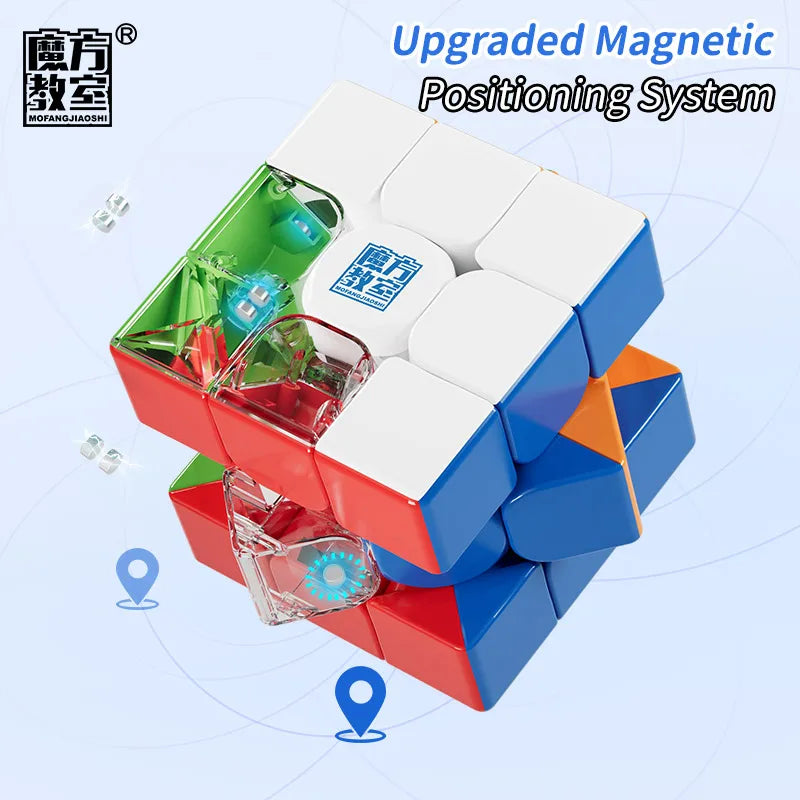 Cubo mágico magnético MOYU Meilong M 3X3 2X2 Pyraminx Cubing Cubo de velocidad profesional 3x3x3 Rompecabezas de velocidad Juguete para niños Cubo mágico
