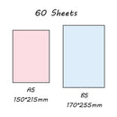 A5/B5 Binder Loose-Leaf Notebook 60 Sheets Lined Book for Students Writing Kawaii Simple Stationery School Supplies