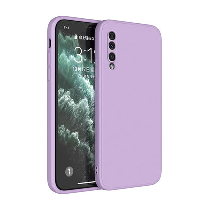 Funda Square Phone Case for Samsung Galaxy A30S A50 A50S Liquid Silicone Fundas Camera Protective Back Cover Case