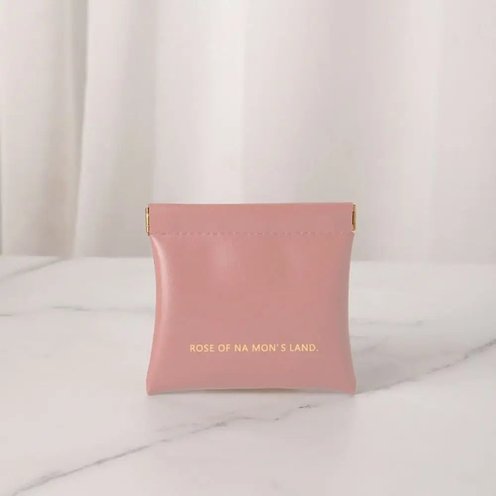 Fashion Simple Lipstick Makeup Bag Portable PU Jewelry Handbag Travel Mini Cosmetic Organizer Pouch for Women Girls