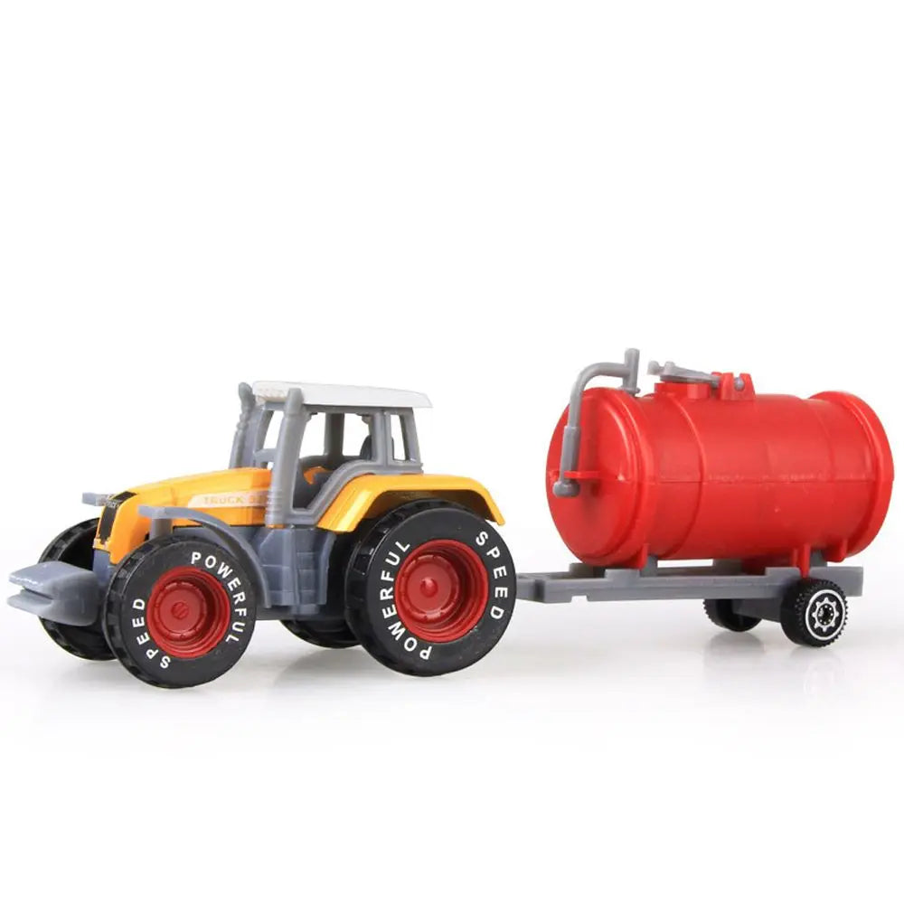 1pc Children Kids Alloy Tractor Dump Truck Educational Toy Tractor Toy Model Car Toys Farmer Vehicle Engineering Car Model