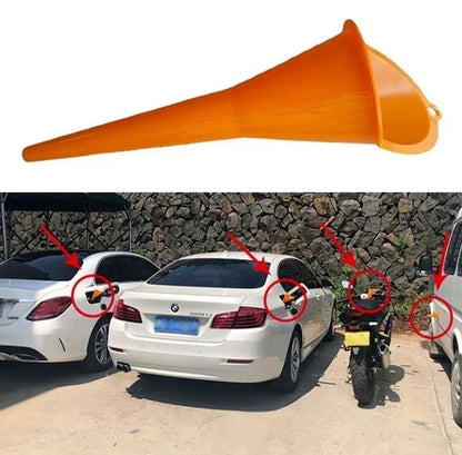 Funil de haste longa para carro, anti-respingo, ferramenta de enchimento de óleo de gasolina, plástico, motor de caminhão, mudança de óleo, funil de reabastecimento, acessórios para carro