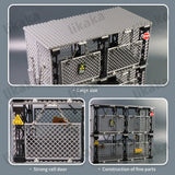 MOC Military Prison Building Blocks Military Restricted Area Trap Blocks Toys Sets DIY Construction Bricks Toys for Boys Gifts