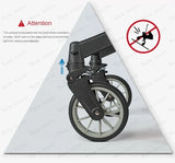 EU STOCK 4in1 baby stroller two-way Multifunctional newborn baby stroller 3in1 Foldable Basket type seat Lightweight Travel Pram