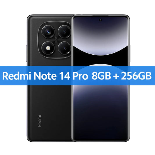 Global Version Xiaomi Redmi Note 14 Pro Smartphone 200MP AI Camera Helio G100-Ultra NFC 6.67" AMOLED Display