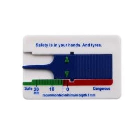 0-20MM Tyre Tread Depth Depthometer Gauge Caliper Plastic Tread Ruler Depth Ruler Motorcycle Truck Tire Wheel Measure Tool