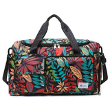 Oxford Leaves Large Capacity Travel Tote 2026 New High Quality Durable Bags Portable Daily Commute Versatile Travel Bags