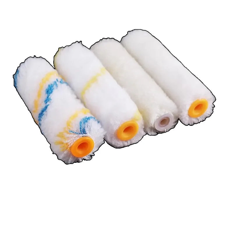 4 Inch Paint Roller Cover Rollers Brush for Painting Cabinet Home Tool Kit Proffesional DIY Wall Corner Ceilings Painting Brush