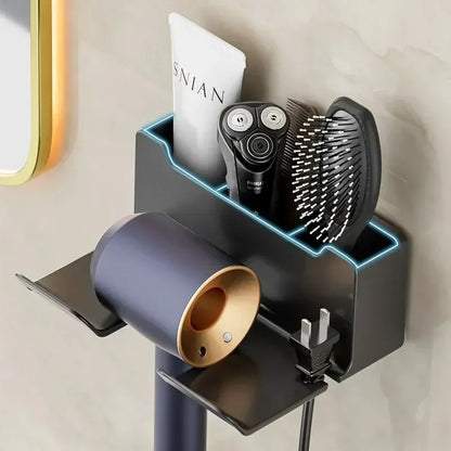 Shelf for Bathroom Dryer Cradle Wall Shelves Hair Dryer Holder Hairdryer Shower Organizer Box Toilet Blower Holder BathroomStuff