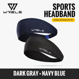 WRELS 1/2/3Pcs Sweatband Sports Headband for Men Women Moisture Wicking Workout Headband Sweat Band Non Slip Elastic Hairband
