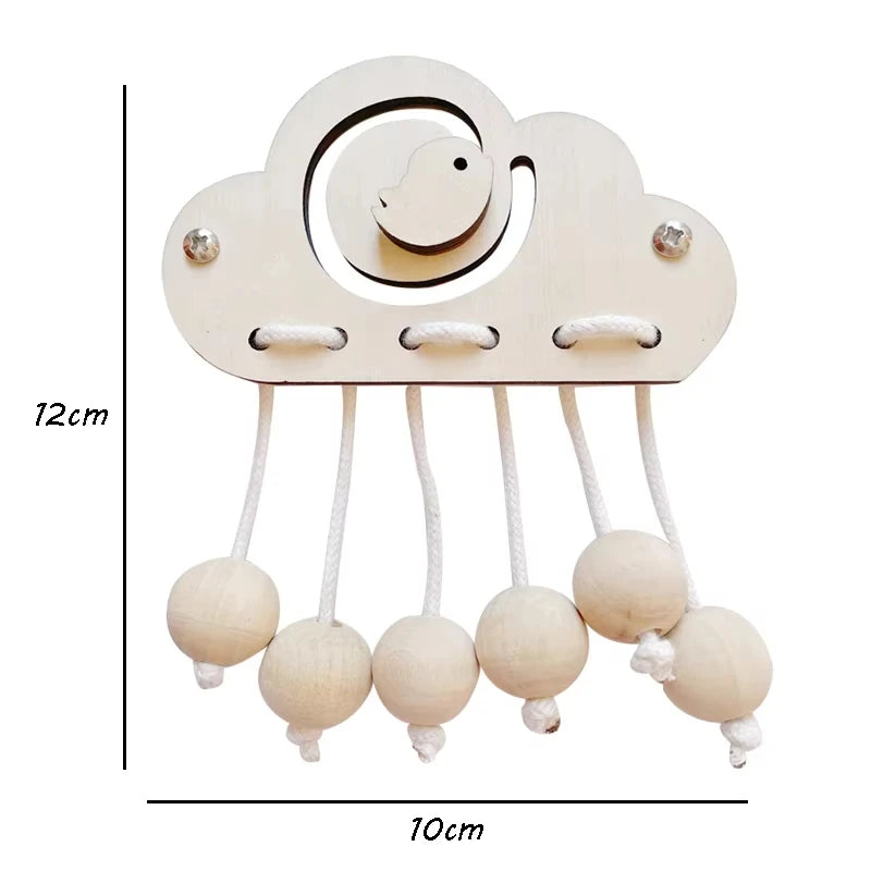 Wooden Busy Board DIY Toy Baby Montessori Sensory Activity Board Accessories For Children Locks Busyboard Parts Educational Toys