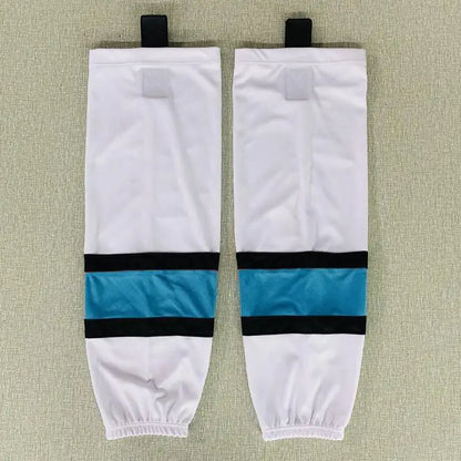 1 Pair Multiple Colors Knit Ice Hockey Socks 100% Polyester Team Training Socks Practice Socks Hockey Equipment Sports Sock